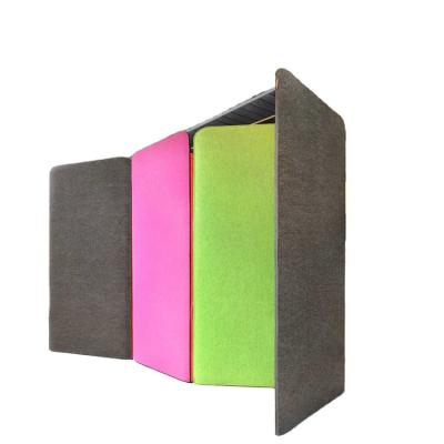 China Highly Effective Office Fiber Polyester Modesty Privacy Acoustic Panel Acoustic Partition Sound Absorption for sale