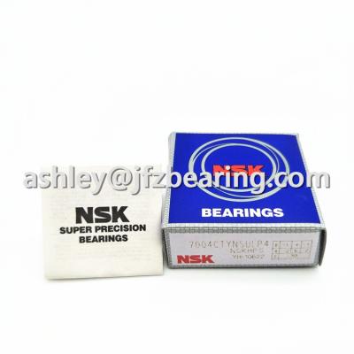 China Angular contact ball bearing NSK 7004 CTYNSULP4 high precision ball bearing NSK 7004 P4，Goog quality, Neutral or OEM for sale