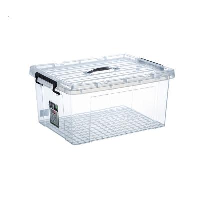 China Sustainable Top Clear Transparent Kitchen Storage Container With Easy Lift Handles for sale