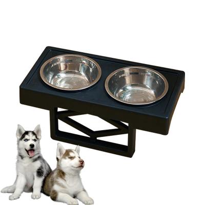 China L48.5*W25.2*H20 Black L48.5*W25.2*H20 Viable Size Adjustable Custom Logo Collaspible Dog Food Bowls Dog Travel Set For Dogs for sale