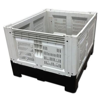 China Large Collapsible Foldable Plastic Pallet Container For Fruits And Vegetables for sale