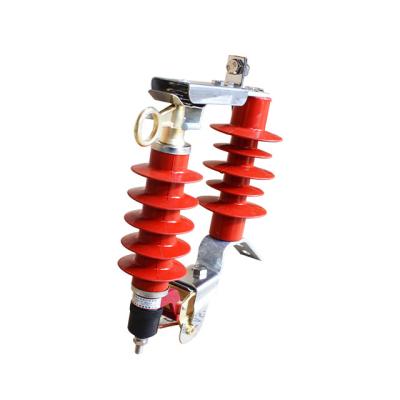 China New Power Distribution 17kv Zinc Oxide Lightning Protection Hy5ws-17/50DL-TB Drop Out Surge Arrester en venta