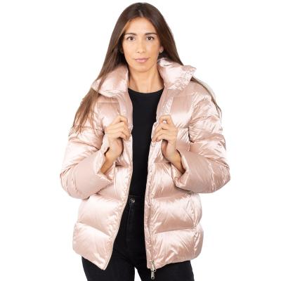 China New Winter Windproof Design Shiny Jacket Fashion Women Down Coat Stripper Coat Fur Collar Women's Coat for sale