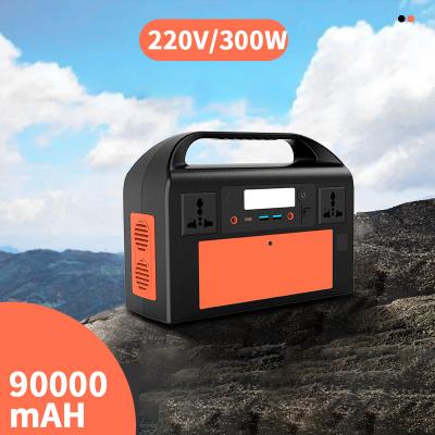 China Hot Selling High Charging Capacity 110 Battery 220v Type C Solar Generator Banks Supply Portable Power Station For Outdoor for sale