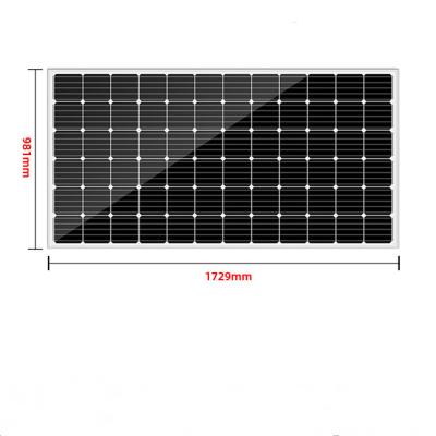 China 10 Years Warranty Mono Solar Panel 375 Watt Portable Monocrystalline Flexible Solar Panel 166mmx166mm for sale