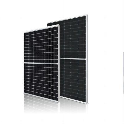 China Home Electricity 166mmx166mm Solar Panel 550W Power Panels 500W 540W Monocrystalline Silicon Solar Panels 600W Price for sale