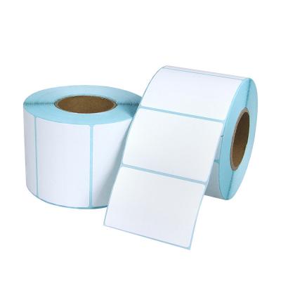 China Factory direct thermal sticker 4x6 waterproof dymo self-adhesive thermal transfer barcode blank label paper roll for shipping for sale