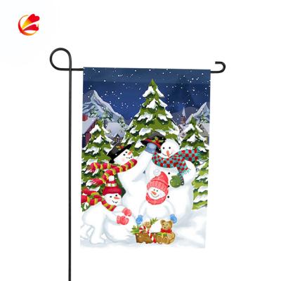 China Winter Christmas Halloween Yard Flags FLYING Wholesale DIY 300D Polyester Garden Decor Home Decor Flag Indoor Outdoor Wholesale for sale