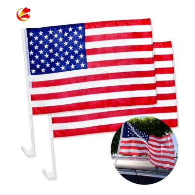 China China Car Window Wholesale Mini American Flag FLYING Car Diplomatic Flag for sale