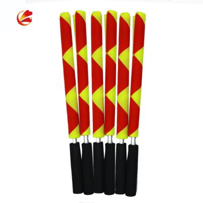 China Soccer World Cup Design Printed Linesman Custom FLYING Signal Hand Flag for sale