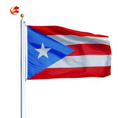 China Different types FLYING PUERTO RICO national country flag 3x5ft different size high quality custom made for sale