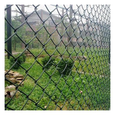 China Easily Assembled Chain Link Fence Mesh PVC Coated Chain Link Fence for sale