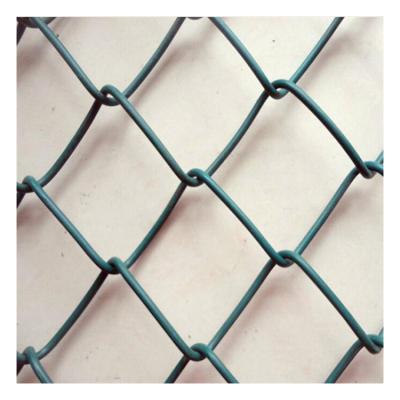 China Easily Assembled Manufacturer Supply Black Vinyl Coated Chain Link Fence Mesh for sale