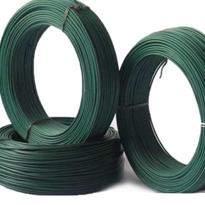 China Binding Wire PVC Wire PVC Coated Iron Wire For Binding Netting for sale