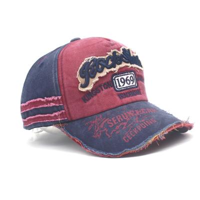 China 2022Best JOINT Suppliers Selling Custom Embroidered Vintage Logo Baseball Distressed Sports Trucker Dad Hats for sale