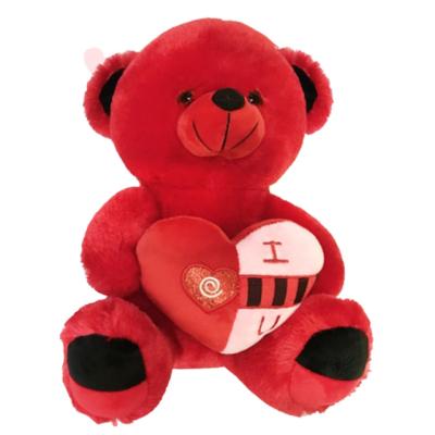 China 2022 Lovely Bear Promotional Newcomer Toy Stuffed Plush Toy Custom Toy Kids Girl Gifts Valentine's Day Gift Plush Toy for sale