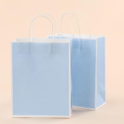 China Recycled Materials Eco Friendly Biodegradable Cosmetics Packaging Brown Craft Paper Bags For Small Businesses for sale