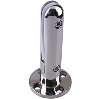 China Durable 2205 Duplex Stainless Steel Frameless Frameless Pool Fence Post Clamp Balustrade Garden Garden Goldmm Glass Spit for sale