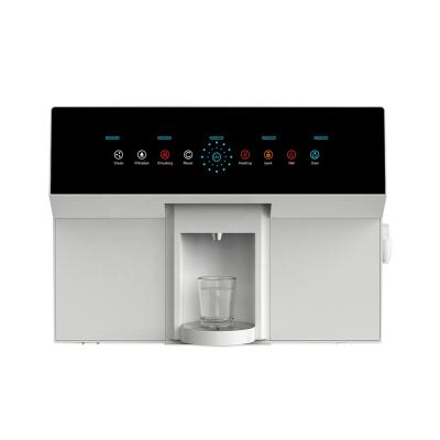 China Hot Cool Household Filterpur 100gpd RO UV Home Table Top Water Purifier Dispenser for sale