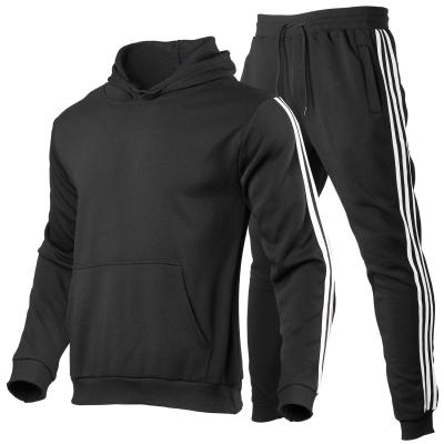 China Wholesale Simple Men's Gym Sports Tracksuit Well Made Hot Sports Tracksuit Men's Joggers Soft Breathable Two Piece Joggers for sale