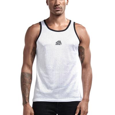 China New Wholesale OEM New Wholesale Men's Sports Fitness Mesh Quick Dry Casual Tank Tops Workout Singlets QUICK DRY for sale