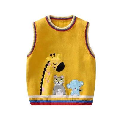 China Custom OEM & ODM Anti-Shrink Fashion Hot Sales Kids Sweater Cotton Baby Knitwear Sweater Knit Vest Winter Toddler Boys Baby Sweater for sale