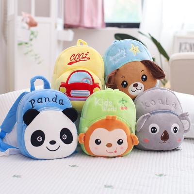 China Wholesale Custom Cute Waterproof Plush Toys Toddler School Bags Cartoon School Bag Cheap Plush Backpack Animal Children Kids Backpack for sale