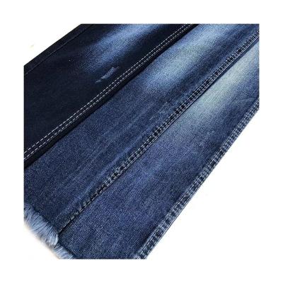 China Shrink-Resistant 10.5Oz Indigo+Grey Mid Stretch Italian Soft Dyed Denim Fabric for sale