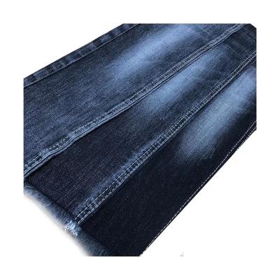 China Shrink-Resistant High Quality 10.8Oz Black Grey Cotton Mid Stretch Washed Light Denim Fabric For Ladies for sale