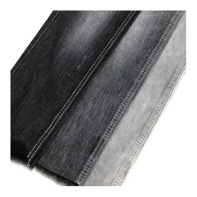 China Shrink-Resistant 8.1Oz Starry Sky Hemp Black+Grey Mid Stretch Selvedge Bulk Firm Denim Wholesale Fabric For Ready Made Garment for sale