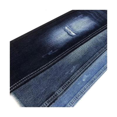 China Shrink-Resistant 11Oz Dk Indigo Buy 100% Cotton Denim Stock Lot Fabric Price Per Meter for sale