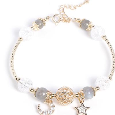 China New Fashion Casual/Sports Casual Bracelets For Women Summer Popular Festival Crystal Ball Bracelet for sale