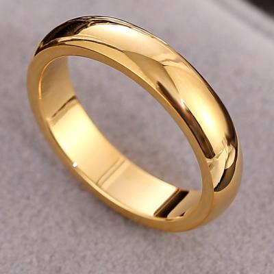 China Casual/Sporty Women Men's Fashion Stainless Steel Unisex Casual Rings With Circle for sale