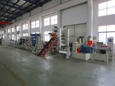 China Automatic Rigid PVC Sheet Production Line With 0.1mm - 2mm Thickness for sale