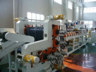 China 5 Roll Rigid PVC Calender Machine L Calender With 1000mm Width for sale