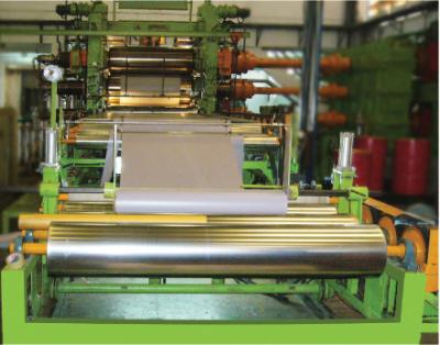 China Cast Alloy Iron 4 Roll Calender Machine , PVC Artificial Leather Four-Roll Calendering Line for sale