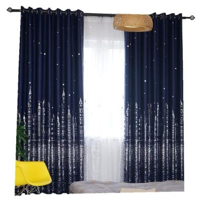 China Wholesale Blackout Living Room With Custom Printed Shade Curtain for sale