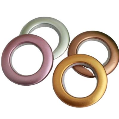 China Plastic Curtain Accessories Plastic Roman Ring Circle Rod Ring Curtain Ring Rod Nano Grommet Punch Dumb Fittings for sale