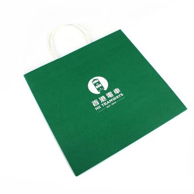 China Recycled Chinese Recyclable Materials Kraft Paper Bag With Twisted Handle Reusable Shopping Paper Bags Logo Size Printed for sale