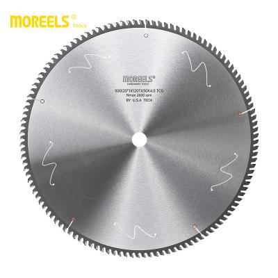 China . High Speed ​​Straight Edge Smooth Carbide Tilted Aluminum , Nonferrous Metal Circular Saw Blade 500(20)x120Tx30x4.0 TCG for sale