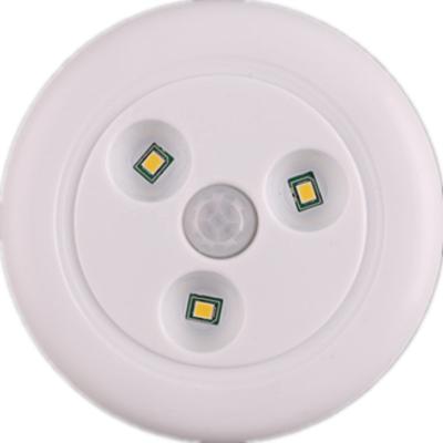 China Factory Promotion Cheapest Modern 3M Magnetic Sticker 3 LED Sensor Night CE CE Night Light RoHS FCC Passed for sale