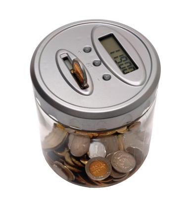 China Jar for Counting Amazon Custom Hot Sale Gift Digital Coins Counting Money Bank Support USD, EURO, GBP and OEM for sale