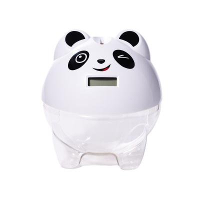 China Custom Gift Large Capacity Transparent Animal Shape Plastic Digital Coin Bank Account Thailand Automatically Coins for sale