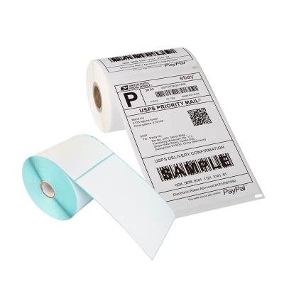 China Custom Wholesale Waterproof Oil/Water/Scratch Proof White Paper A6 Thermal Transfer Sticker for sale