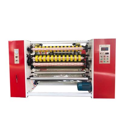 China HT1300 Jumbo Food Packaging BOPP Adhesive Tape Roll Slitting Rewinding Machine for sale