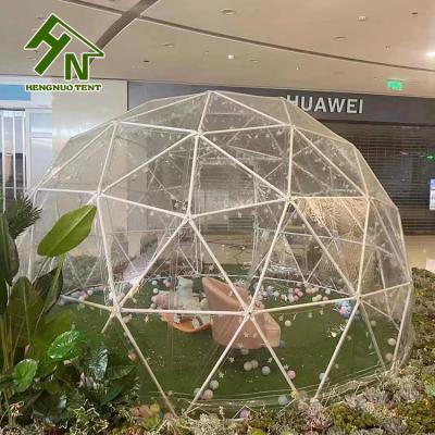 China Waterproof 4 Person Capacity Agricultural Clear Dome Tent For Birthday Celebration Event for sale