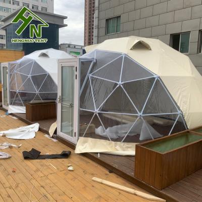 China Waterproof/UV resistance factory price waterproof small outdoor hotel dome tent for tea room for sale