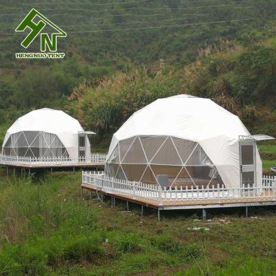 China Outdoor White Camouflage/Field Cutomized 4 Person Igloo Geodesic Dome Tent For Temporary Hotel for sale