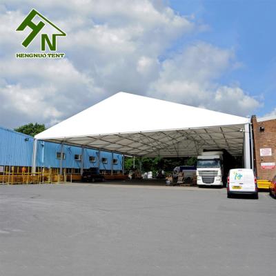 China UV Resistance / Waterproof / Fireproof PVC Warehouse Storage Tent Temporary Prefab Building for sale