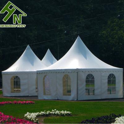 China Weddding Aluminum Frame PVC 10x10m Luxury White Event Pagoda Tent for sale